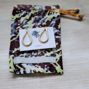 Noonday tear drop earrings
